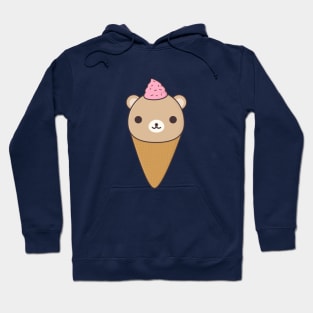 Kawaii ice cream bear Hoodie